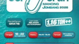 Panitia penyelenggara mengumumkan revisi aturan tata terib bagi seluruh peserta lomban Jor Joran Mancing Jombang 2026. Foto: ist