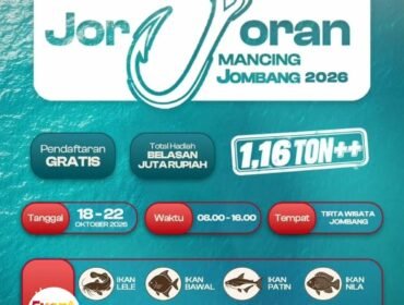 Panitia penyelenggara mengumumkan revisi aturan tata terib bagi seluruh peserta lomban Jor Joran Mancing Jombang 2026. Foto: ist