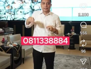 Walikota Surabaya Eri Cahyadi pasan nomor hotline, untuk menampung keluhan masyarakat. Foto: instagram@ericahyadi_