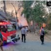 Kebakaran terjadi di gudang daur ulang plastik milik warga Muhaimin (32) di Dusun Tanggungan Santren, Desa Bandung, Kecamatan Diwek, Jombang pada Jumat sekitar pukul 07.10 WIB, 23 Oktober 2026. Foto: ist