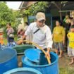 Untuk memperingati Hari Santri Nasional, BEM PTNU Nusantara gagas kerakan bantuan air bersih, satu di antaranya mengirim 1 jutan liter air betsih ke Ketapang, Kalbar. Foto: ist